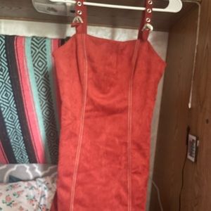 Burnt orange/res dress
